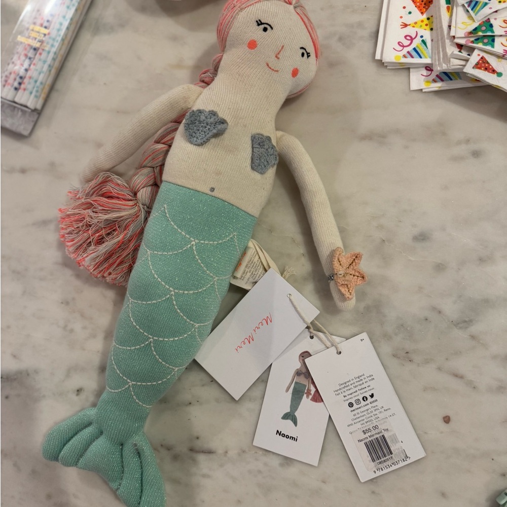 Meri Meri Naomi Knit Mermaid Doll